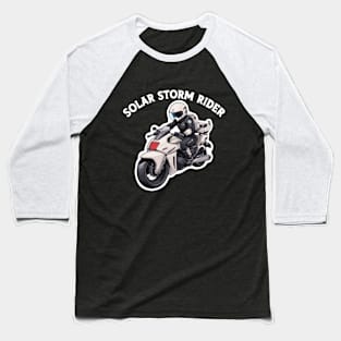 science fiction Solar Storm Rider Baseball T-Shirt